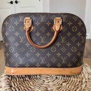 ✅ Authentic ✅ LOUIS VUITTON Alma Monogram Bag PM